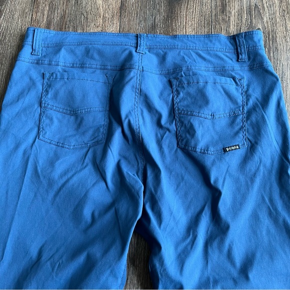 PrAna Brion pant II blue stretch nylon outdoor hiking athletic pants 40x32 - Picture 11 of 11
